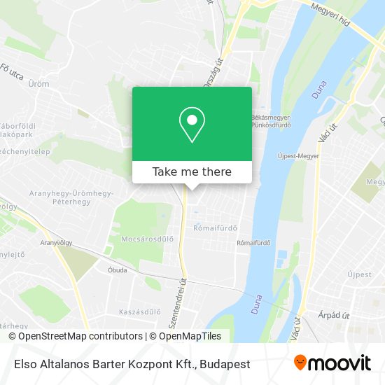 Elso Altalanos Barter Kozpont Kft. map