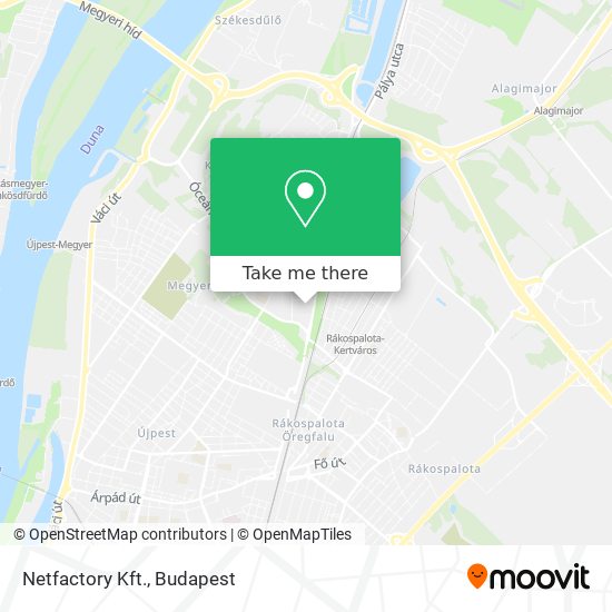 Netfactory Kft. map