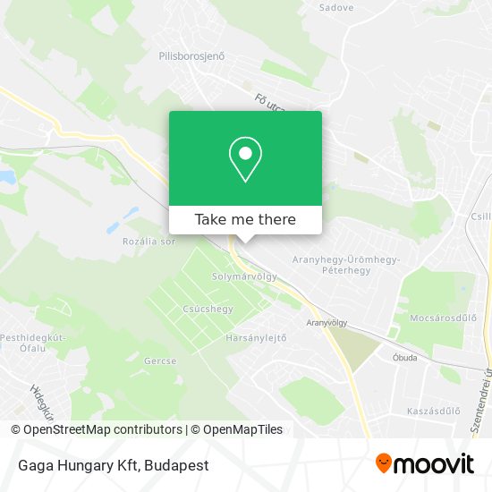 Gaga Hungary Kft map