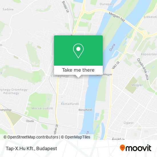 Tap-X.Hu Kft. map