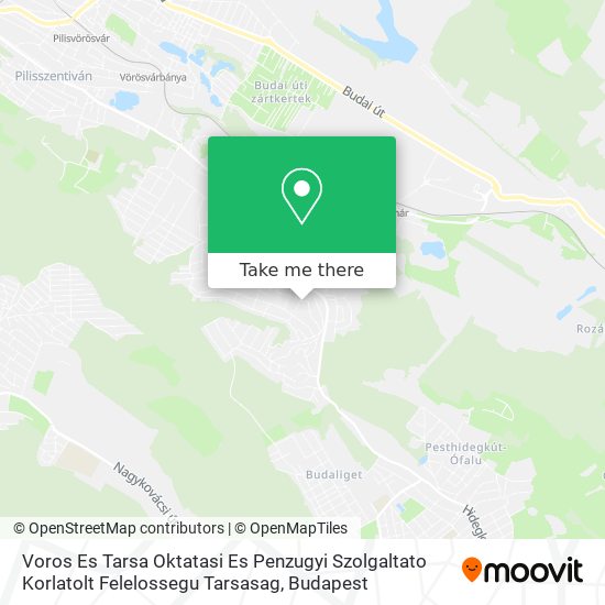 Voros Es Tarsa Oktatasi Es Penzugyi Szolgaltato Korlatolt Felelossegu Tarsasag map