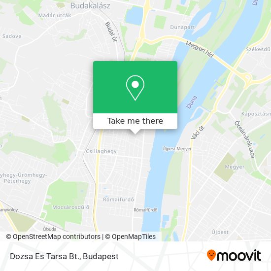 Dozsa Es Tarsa Bt. map