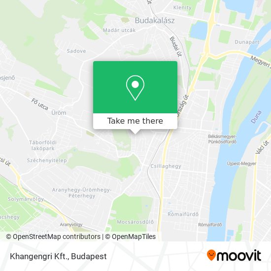 Khangengri Kft. map