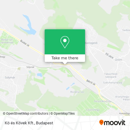 Kö és Kövek Kft. map