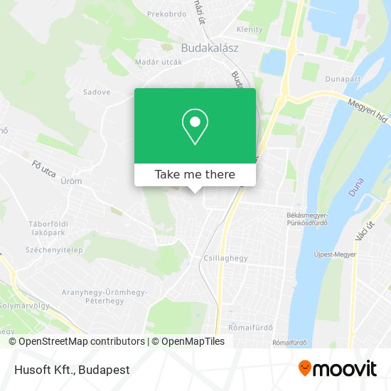 Husoft Kft. map