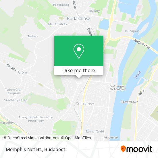 Memphis Net Bt. map