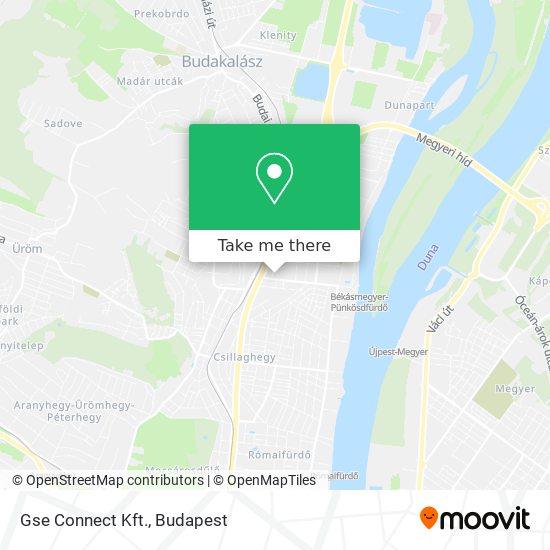 Gse Connect Kft. map