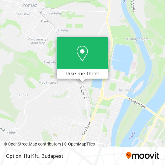 Option. Hu Kft. map