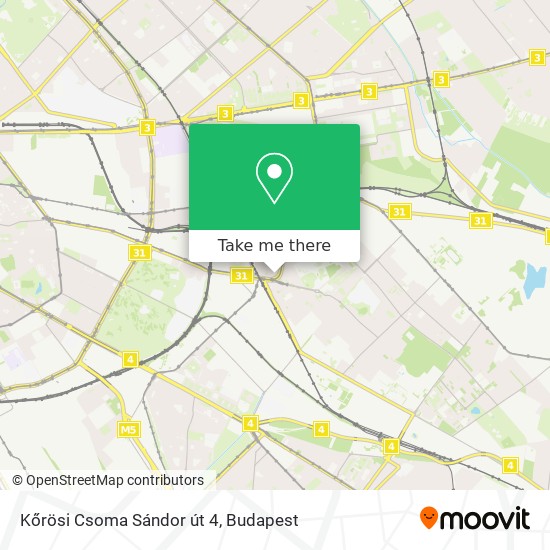 Kőrösi Csoma Sándor út 4 map