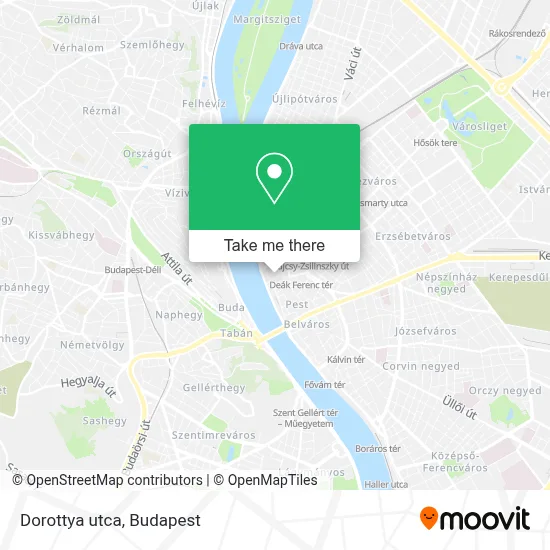 Dorottya utca map