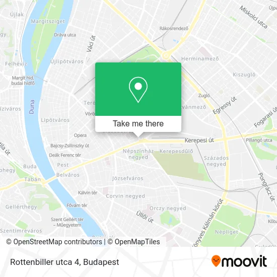 Rottenbiller utca 4 map