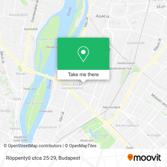 Röppentyű utca 25-29 map