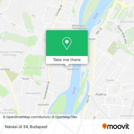 Nánási út 34 map