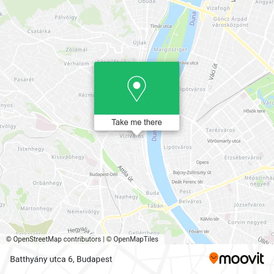 Batthyány utca 6 map