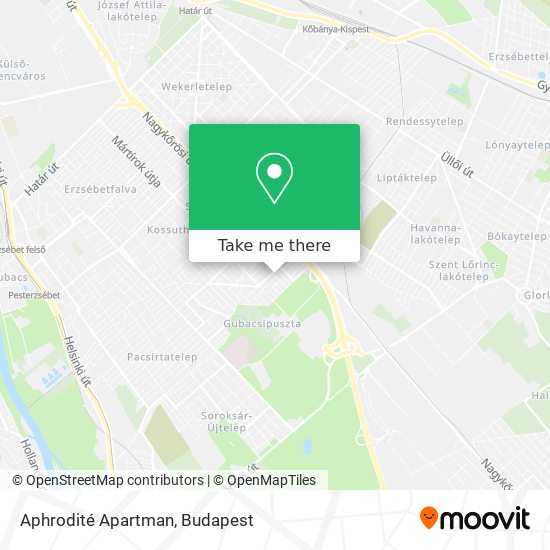 Aphrodité Apartman map