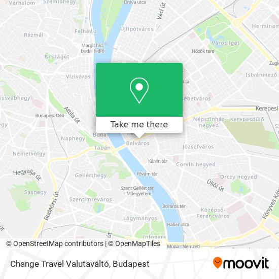 Change Travel Valutaváltó map