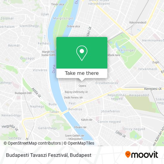 Budapesti Tavaszi Fesztivál map