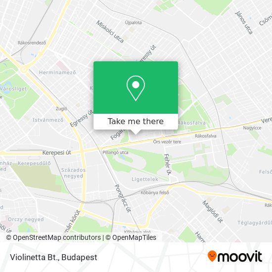 Violinetta Bt. map