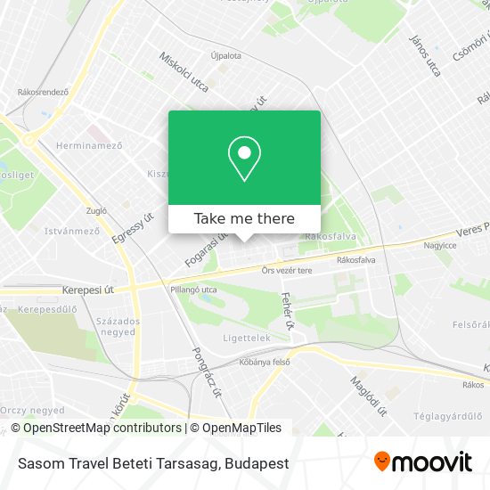 Sasom Travel Beteti Tarsasag map