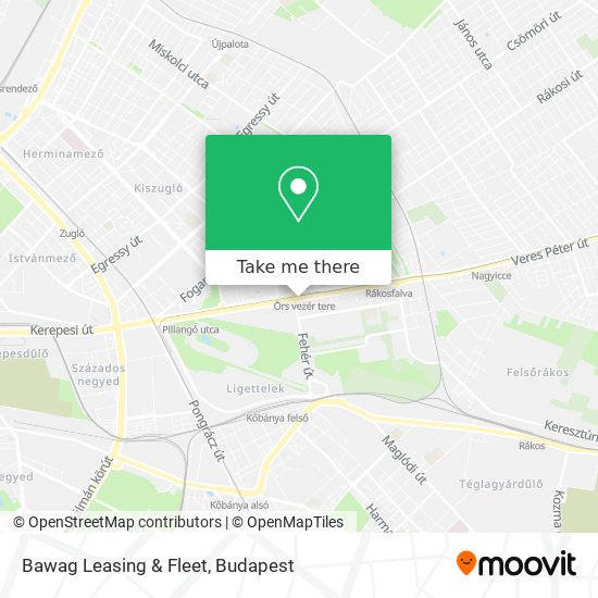 Bawag Leasing & Fleet map