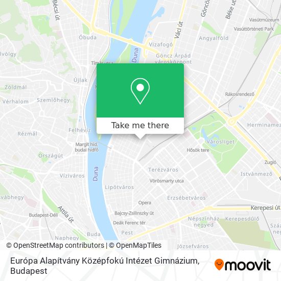 Európa Alapítvány Középfokú Intézet Gimnázium map