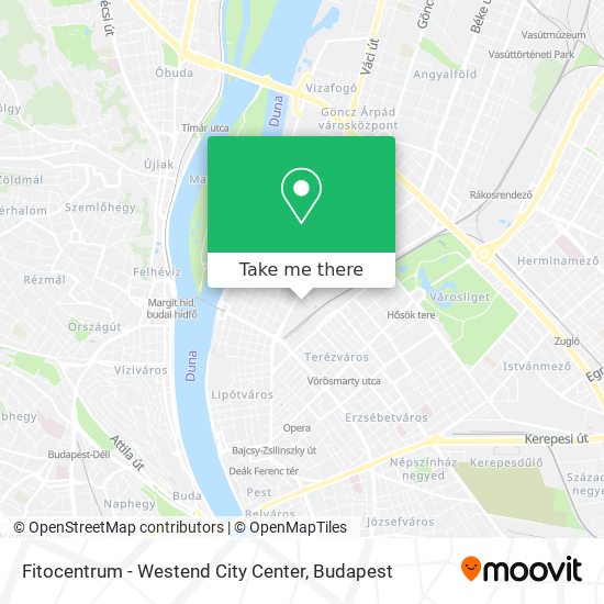 Fitocentrum - Westend City Center map