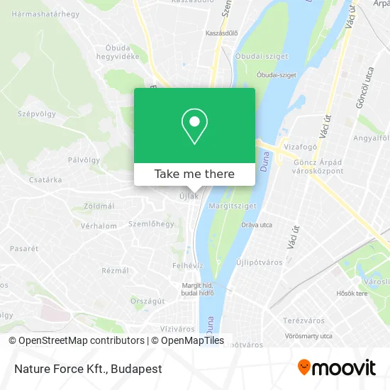 Nature Force Kft. map