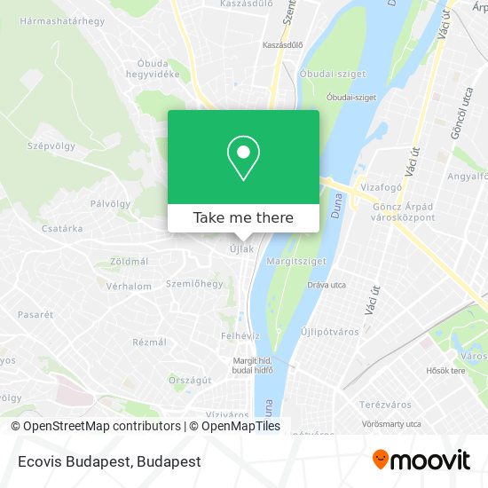 Ecovis Budapest map