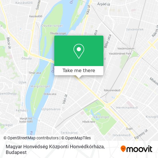 Magyar Honvédség Központi Honvédkórháza map