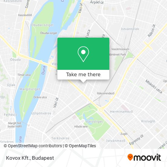 Kovox Kft. map