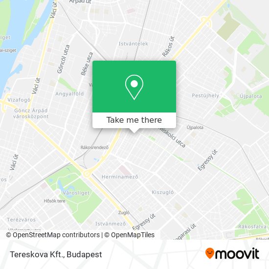 Tereskova Kft. map