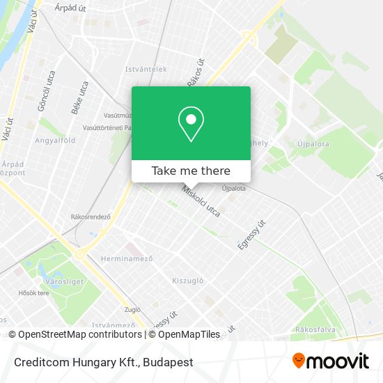Creditcom Hungary Kft. map