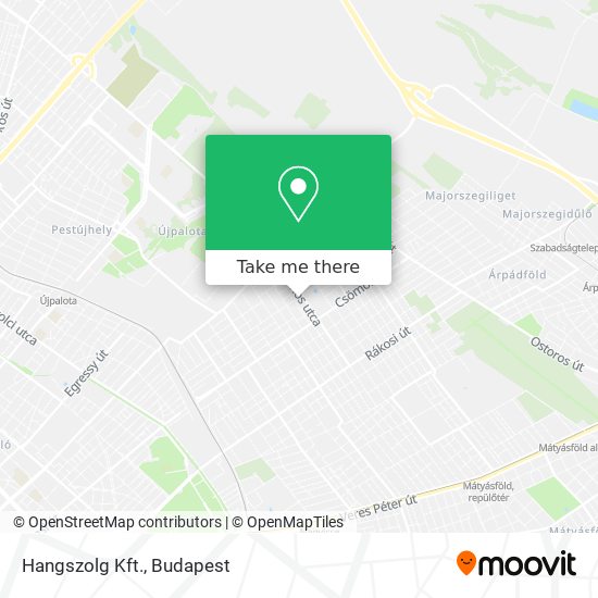 Hangszolg Kft. map