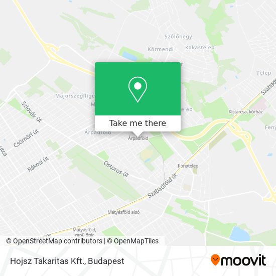 Hojsz Takaritas Kft. map