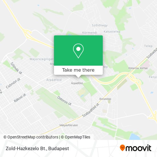 Zold-Hazkezelo Bt. map