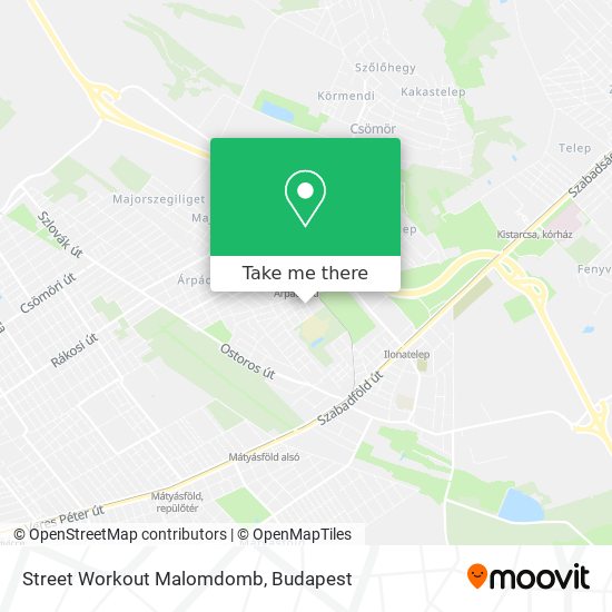 Street Workout Malomdomb map