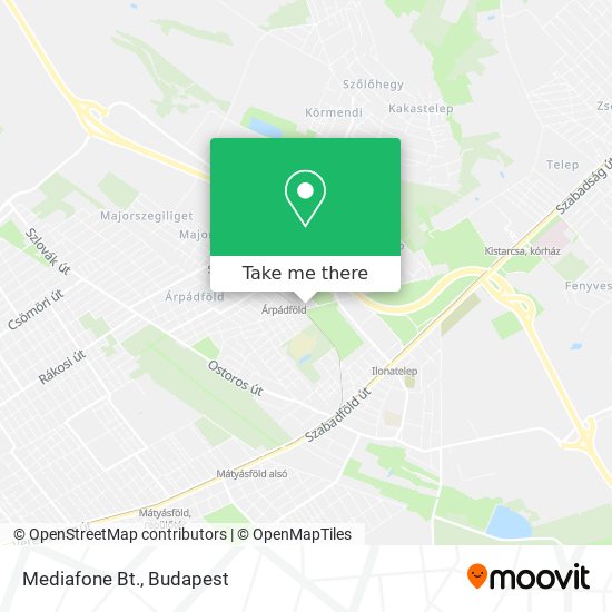 Mediafone Bt. map