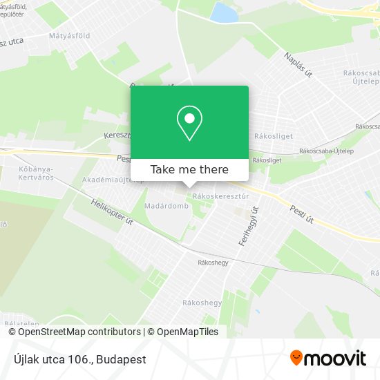 Újlak utca 106. map