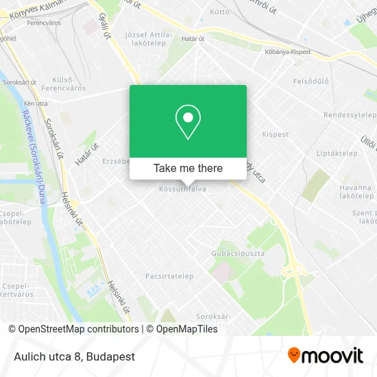 Aulich utca 8 map