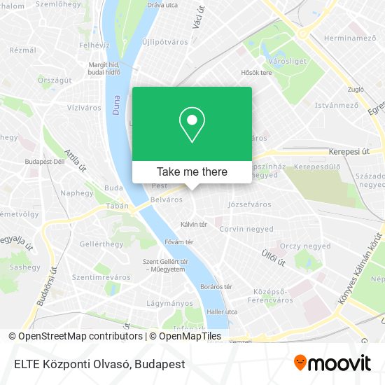 ELTE Központi Olvasó map