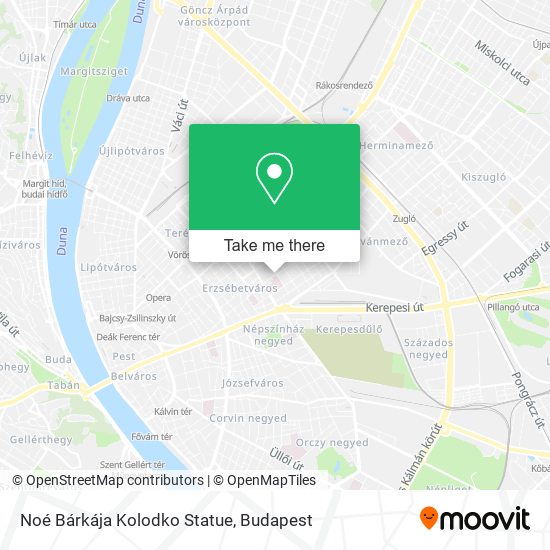 Noé Bárkája Kolodko Statue map