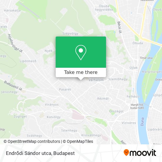 Endrődi Sándor utca map