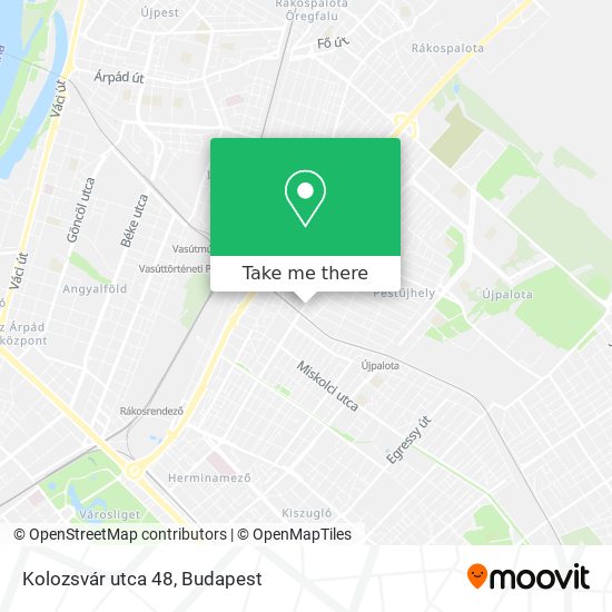 Kolozsvár utca 48 map