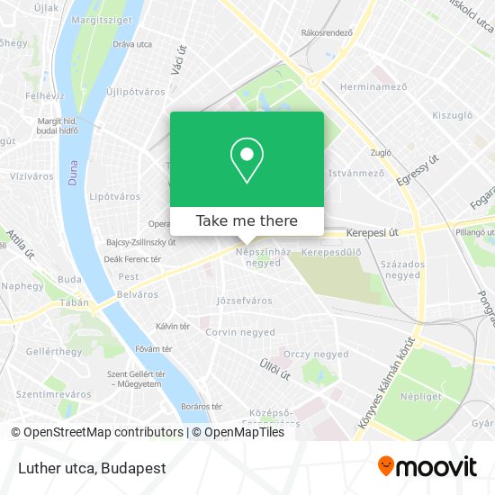 Luther utca map