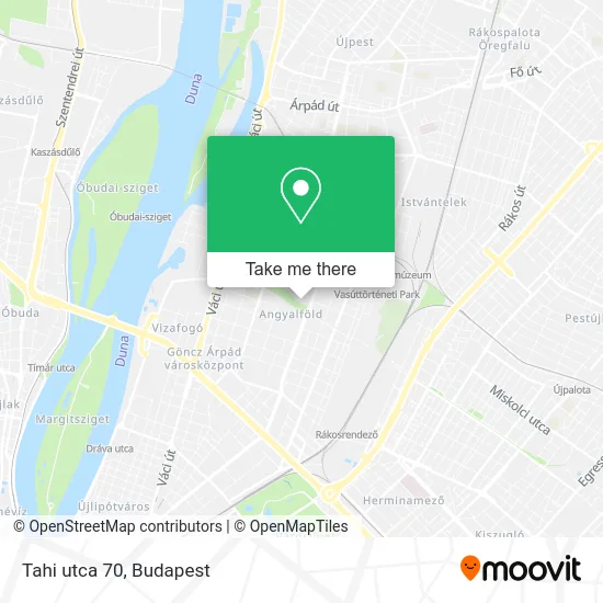 Tahi utca 70 map
