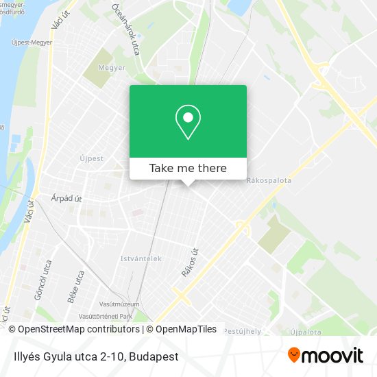Illyés Gyula utca 2-10 map
