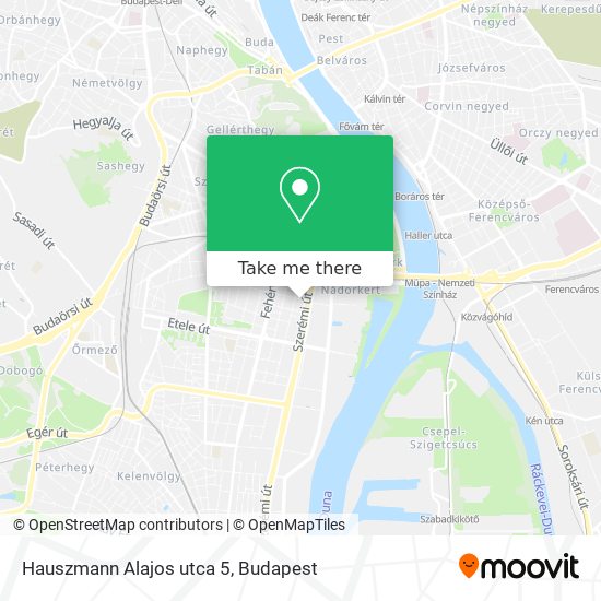 Hauszmann Alajos utca 5 map