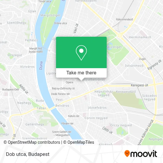 Dob utca map