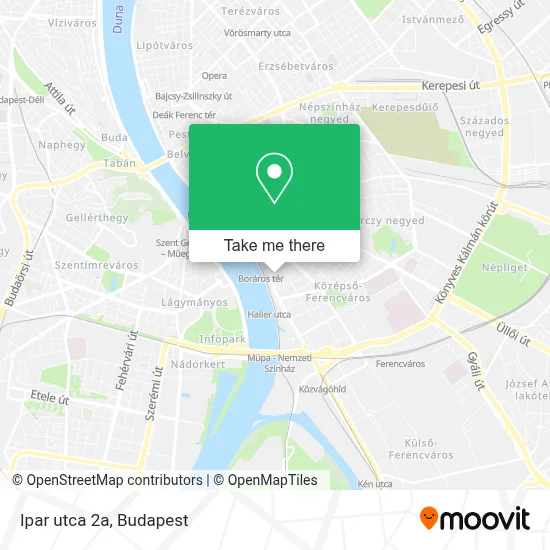 Ipar utca 2a map