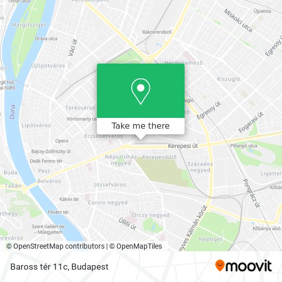 Baross tér 11c map